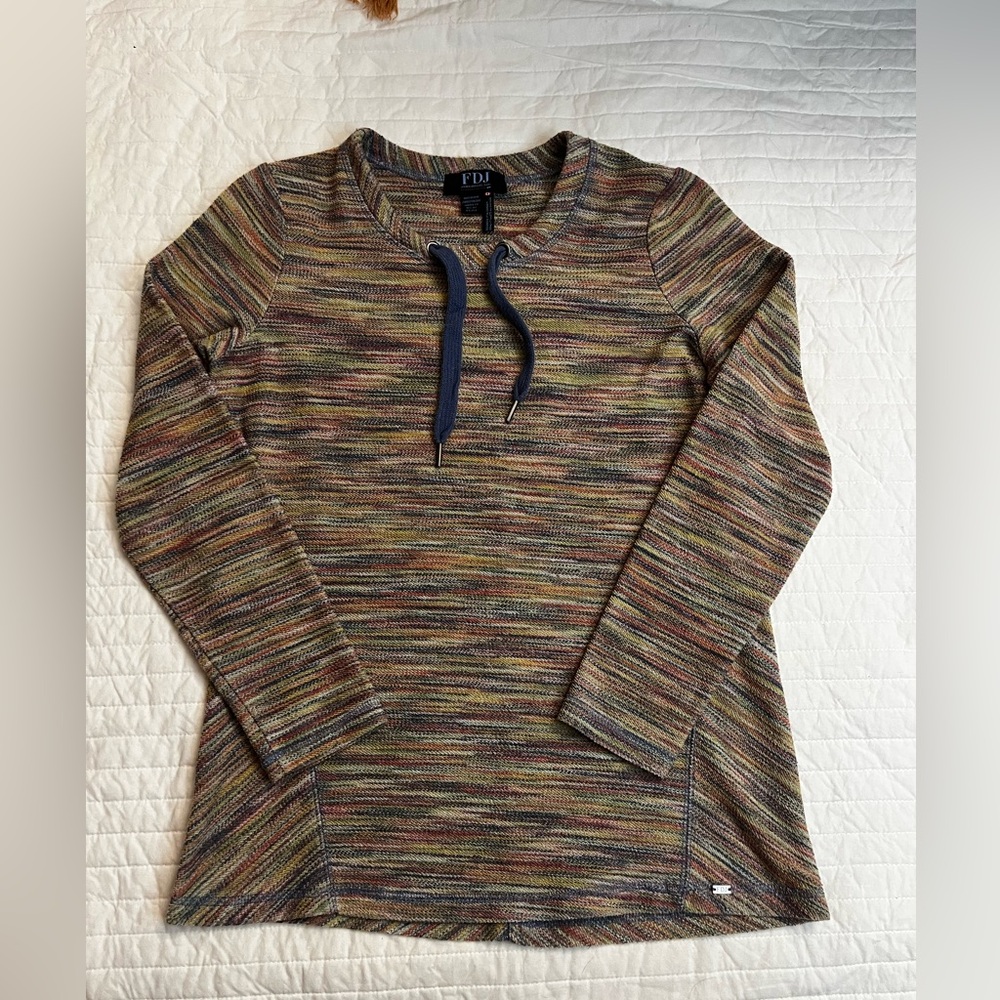 FDJ French Dressing space dyed multi color top